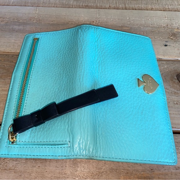 Kate Spade Blue Leather Wallet - Picture 5 of 5